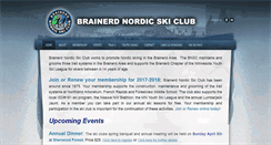 Desktop Screenshot of brainerdnordicskiclub.com